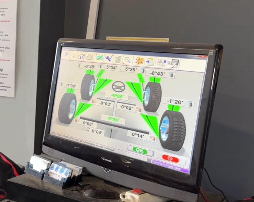 Geometria Łódź – pomiar 3D John Bean w Auto Serwis ‘Geometria Kół – SMG”